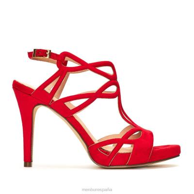 Menbur mujer villapiccola 204L4390 tacones altos rojo