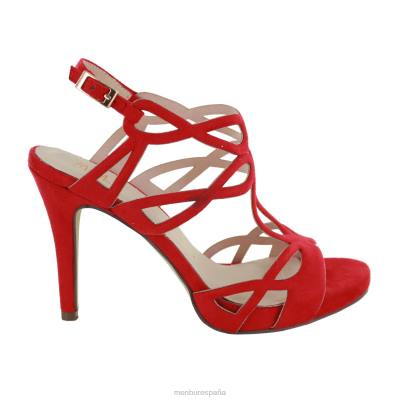 Menbur mujer villapiccola 204L4390 tacones altos rojo