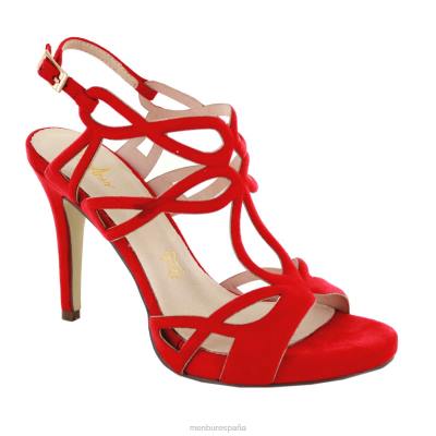 Menbur mujer villapiccola 204L4390 tacones altos rojo