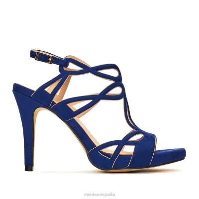 Menbur mujer villapiccola 204L4393 tacones altos azul medio