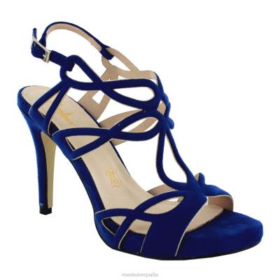 Menbur mujer villapiccola 204L4393 tacones altos azul medio