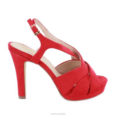 Menbur mujer villatela 204L4472 tacones altos rojo