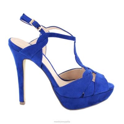 Menbur mujer vincolizar 204L4144 tacones altos azul medio