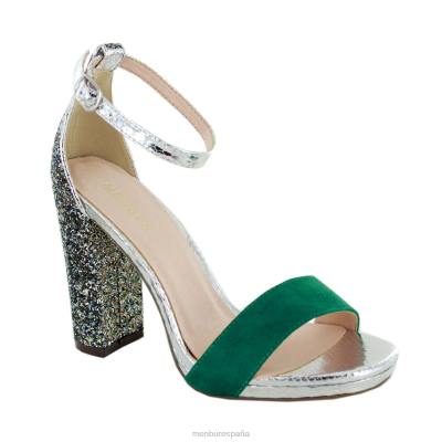 Menbur mujer voltón 204L5226 tacones altos verde