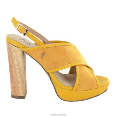 Menbur mujer voltois 204L4131 tacones altos amarillo