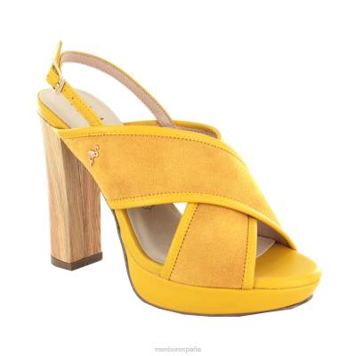 Menbur mujer voltois 204L4131 tacones altos amarillo