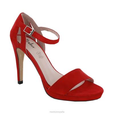 Menbur mujer vonazzi 204L1418 tacones altos rojo