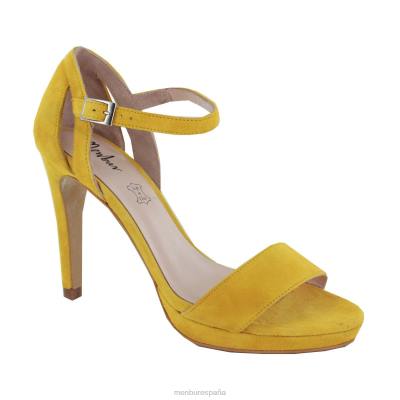 Menbur mujer vonazzi 204L5244 tacones altos amarillo