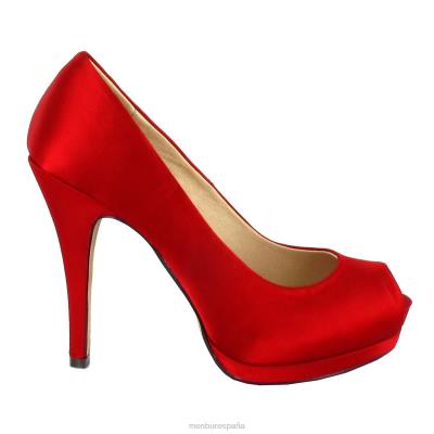 Menbur mujer williamson 204L4532 tacones altos rojo