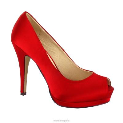 Menbur mujer williamson 204L4532 tacones altos rojo