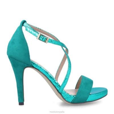 Menbur mujer zenario 204L4866 tacones altos azul medio