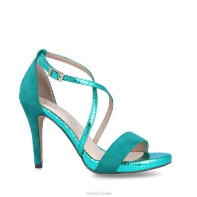 Menbur mujer zenario 204L4866 tacones altos azul medio