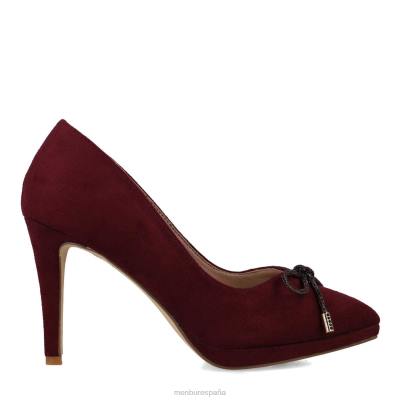 Menbur mujer zoisita 204L3903 tacones altos rojo