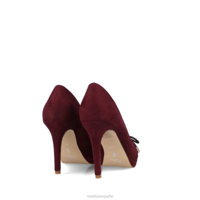 Menbur mujer zoisita 204L3903 tacones altos rojo