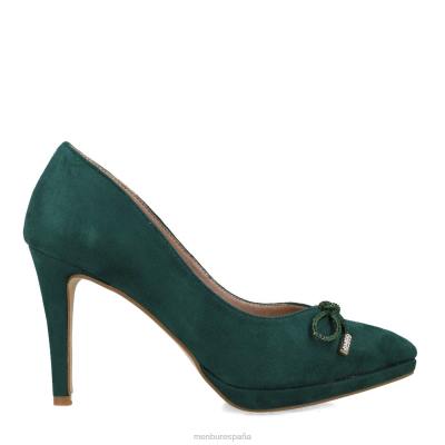 Menbur mujer zoisita 204L3905 tacones altos verde