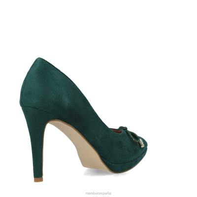 Menbur mujer zoisita 204L3905 tacones altos verde