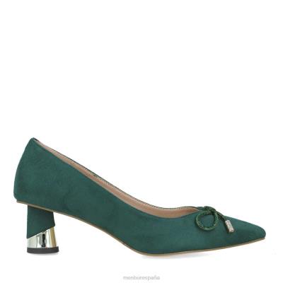 Menbur mujer zoisita 204L3913 tacones altos verde