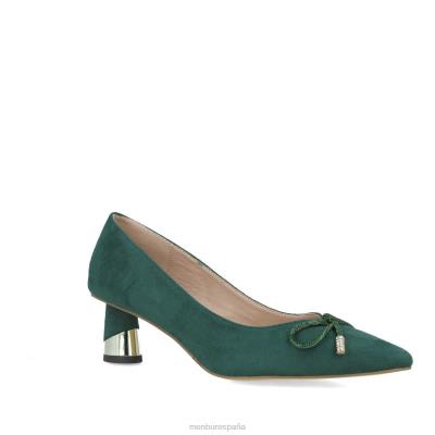 Menbur mujer zoisita 204L3913 tacones altos verde