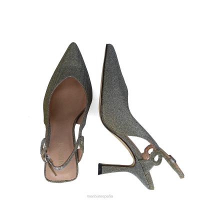 Menbur mujer Pólux 204L5545 tacones medios y bajos gris