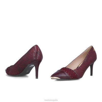 Menbur mujer actea 204L1721 tacones medios y bajos rojo