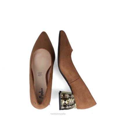 Menbur mujer ailantea 204L1738 tacones medios y bajos beige