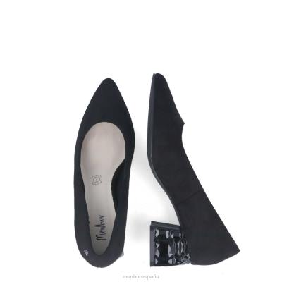 Menbur mujer ailantea 204L5893 tacones medios y bajos negro