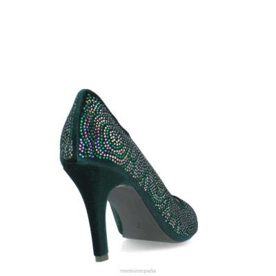 Menbur mujer alcea 204L5869 tacones medios y bajos verde