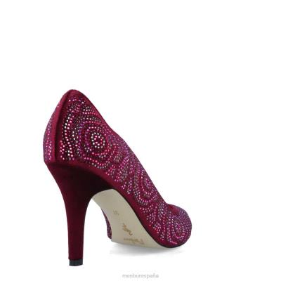 Menbur mujer alcea 204L5871 tacones medios y bajos rojo