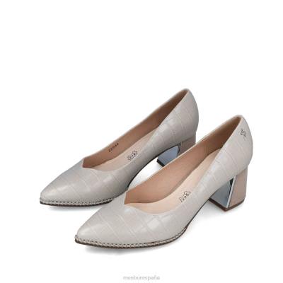 Menbur mujer arnita 204L5888 tacones medios y bajos beige