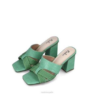 Menbur mujer atreo 204L5847 tacones medios y bajos verde