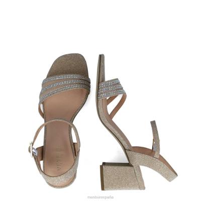 Menbur mujer azalea 204L5715 tacones medios y bajos beige