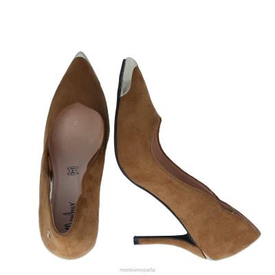 Menbur mujer botrona 204L1717 tacones medios y bajos beige