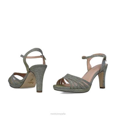 Menbur mujer calusco 204L1716 tacones medios y bajos gris