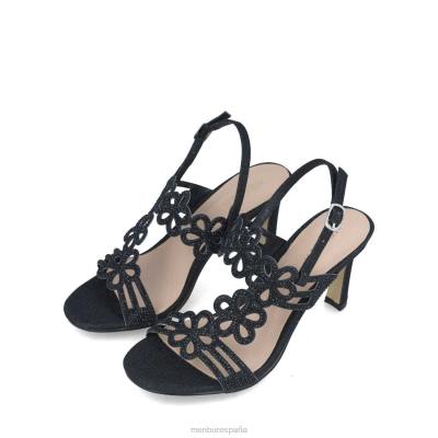 Menbur mujer calusco 204L5794 tacones medios y bajos negro