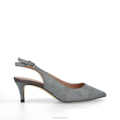 Menbur mujer castalda 204L1745 tacones medios y bajos gris