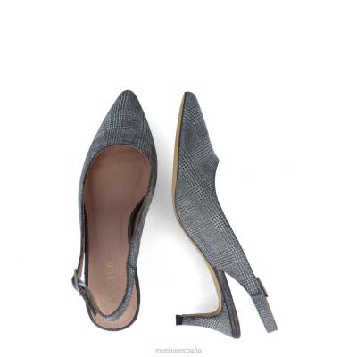 Menbur mujer castalda 204L1745 tacones medios y bajos gris