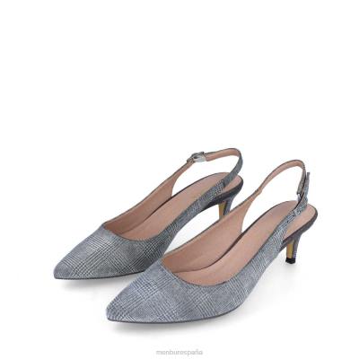 Menbur mujer castalda 204L1745 tacones medios y bajos gris