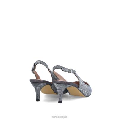 Menbur mujer castalda 204L1745 tacones medios y bajos gris