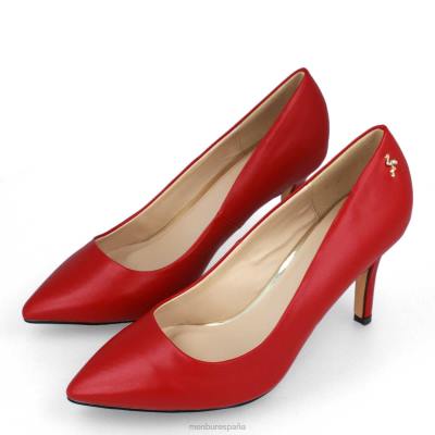 Menbur mujer celin 204L6035 tacones medios y bajos rojo