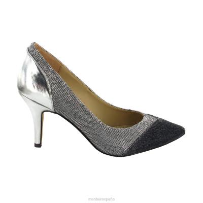 Menbur mujer conquistar 204L5992 tacones medios y bajos gris