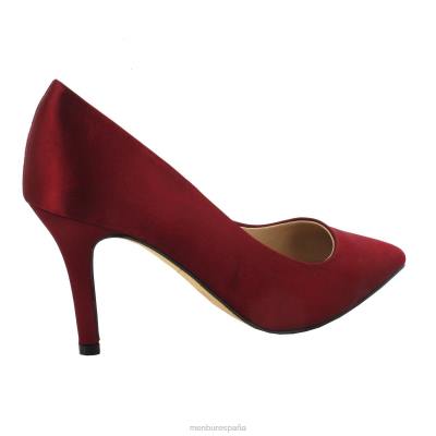 Menbur mujer domingo pérez 204L1769 tacones medios y bajos rojo