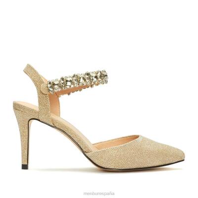 Menbur mujer escena 204L1884 tacones medios y bajos beige