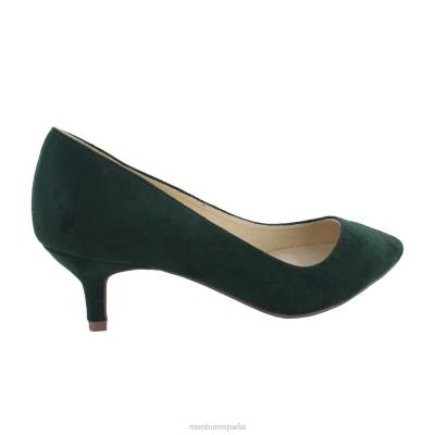 Menbur mujer estelvio 204L1937 tacones medios y bajos verde