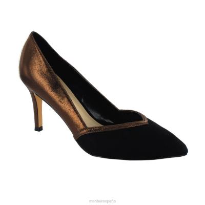 Menbur mujer estepona 204L6019 tacones medios y bajos bronce