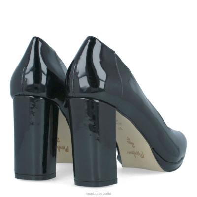 Menbur mujer estilo 204L1902 tacones medios y bajos negro