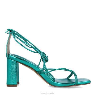 Menbur mujer eutimia 204L5765 tacones medios y bajos verde