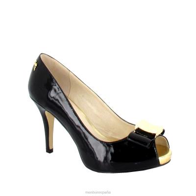 Menbur mujer galleta 204L1764 tacones medios y bajos negro