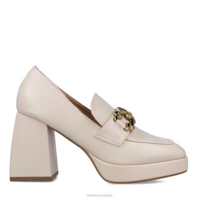 Menbur mujer jaspe 204L5611 tacones medios y bajos beige