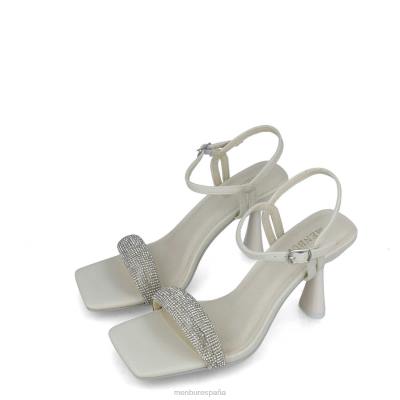 Menbur mujer lince 204L1579 tacones medios y bajos blanco