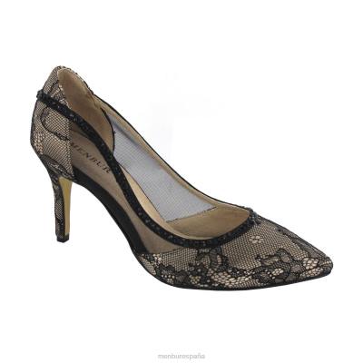 Menbur mujer marchena 204L5993 tacones medios y bajos beige